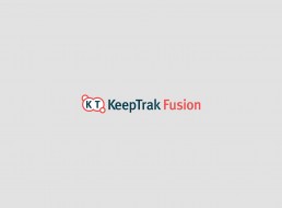 KeepTrak Fusion Logo Design on light background